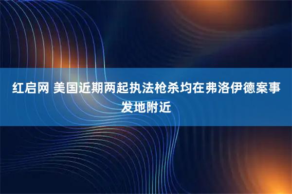 红启网 美国近期两起执法枪杀均在弗洛伊德案事发地附近